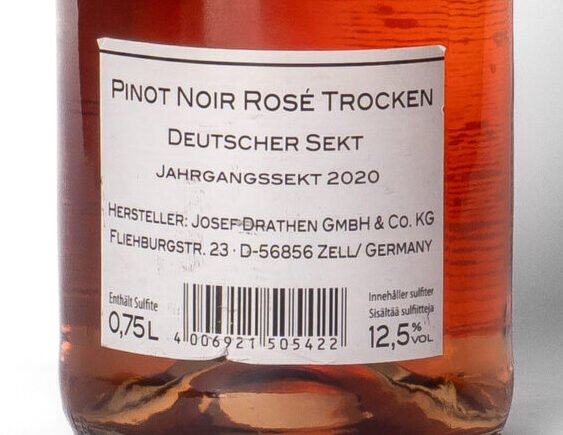 006921 505422 B Joh. Baptist Dietrich, Sekt, Pinot Noir Rosé
