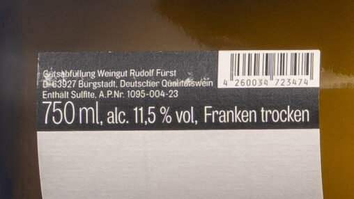 1095 004 23 B Fürst, Pur Mineral Riesling