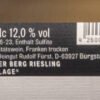 1095 016 22 B Fürst, Bürgstadter Berg Riesling 1 G