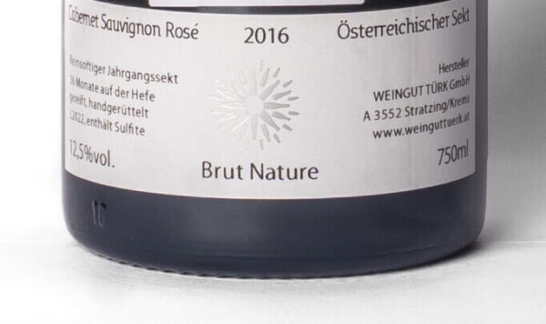 Türk, Cabernet Sauvignon Rosé Brut Nature