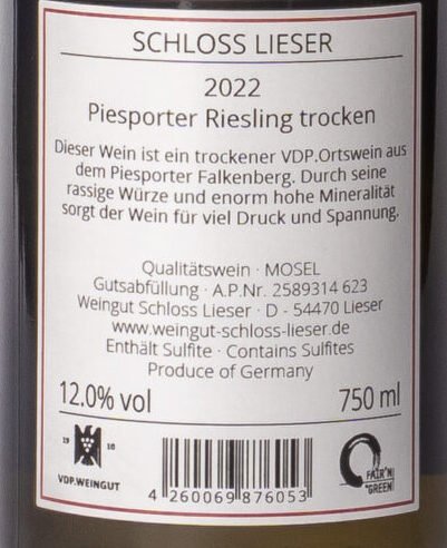 2589314 623 B Schloss Lieser, Piesporter Goldstück