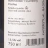 Bercher, Haslen Burkheimer Feuerberg Grauburgunder GG