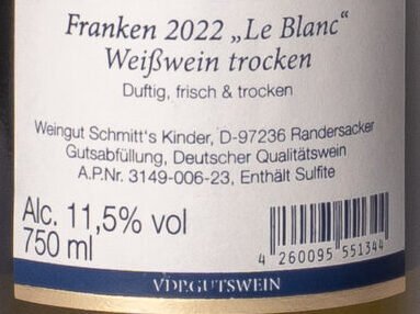 3149 006 23 B Schmitt´s Kinder, Le Blanc