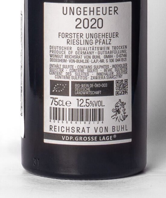 5 106 044 2120 B Von Buhl, Foster Ungeheuer Riesling GG