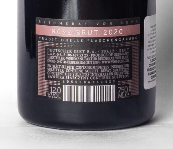 Von Buhl, Sekt Brut Spätburgunder Rosé