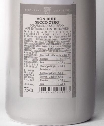 4-055506-982028-B.jpg Von Buhl, Zero Secco