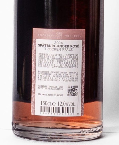 Von Buhl, Bone Dry Rosé, Spätburgunder Magnum